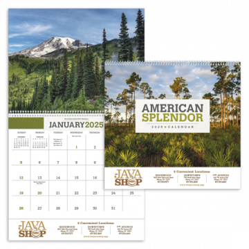 American Splendor Appointment Calendar - Spiral
